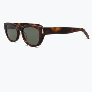 Saint Laurent SL 601 002 Rectangular Havana Green 51 mm-20-145 Men's Sunglasses